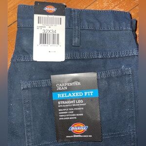 *NEW* Dickies Men's Relaxed Fit Jeans - Dark Blue